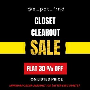 Closet Clearout Sale